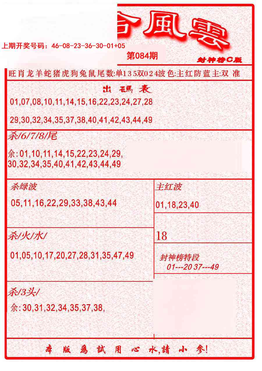 084期六合风云B[图]